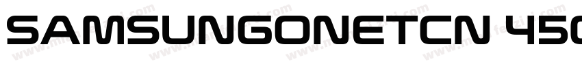 SamsungoneTCN 450字体转换